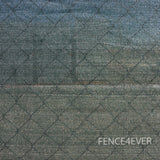 Dark Green Olive 8'x50' Fence Screen 90% visibility blockage (aluminum grommets) FREE SHIPPING / FREE ZIP TIES