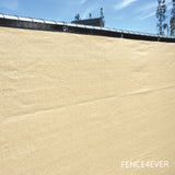 Beige Tan 8'x50' Fence Screen 93% visibility blockage (aluminum grommets) FREE SHIPPING / FREE ZIP TIES
