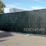 Black 8'x50' Fence Screen 90% visibility blockage (aluminum grommets) FREE SHIPPING / FREE ZIP TIES